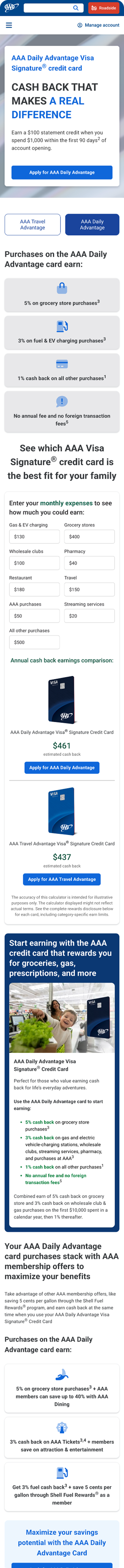 Credit card - mobile screen