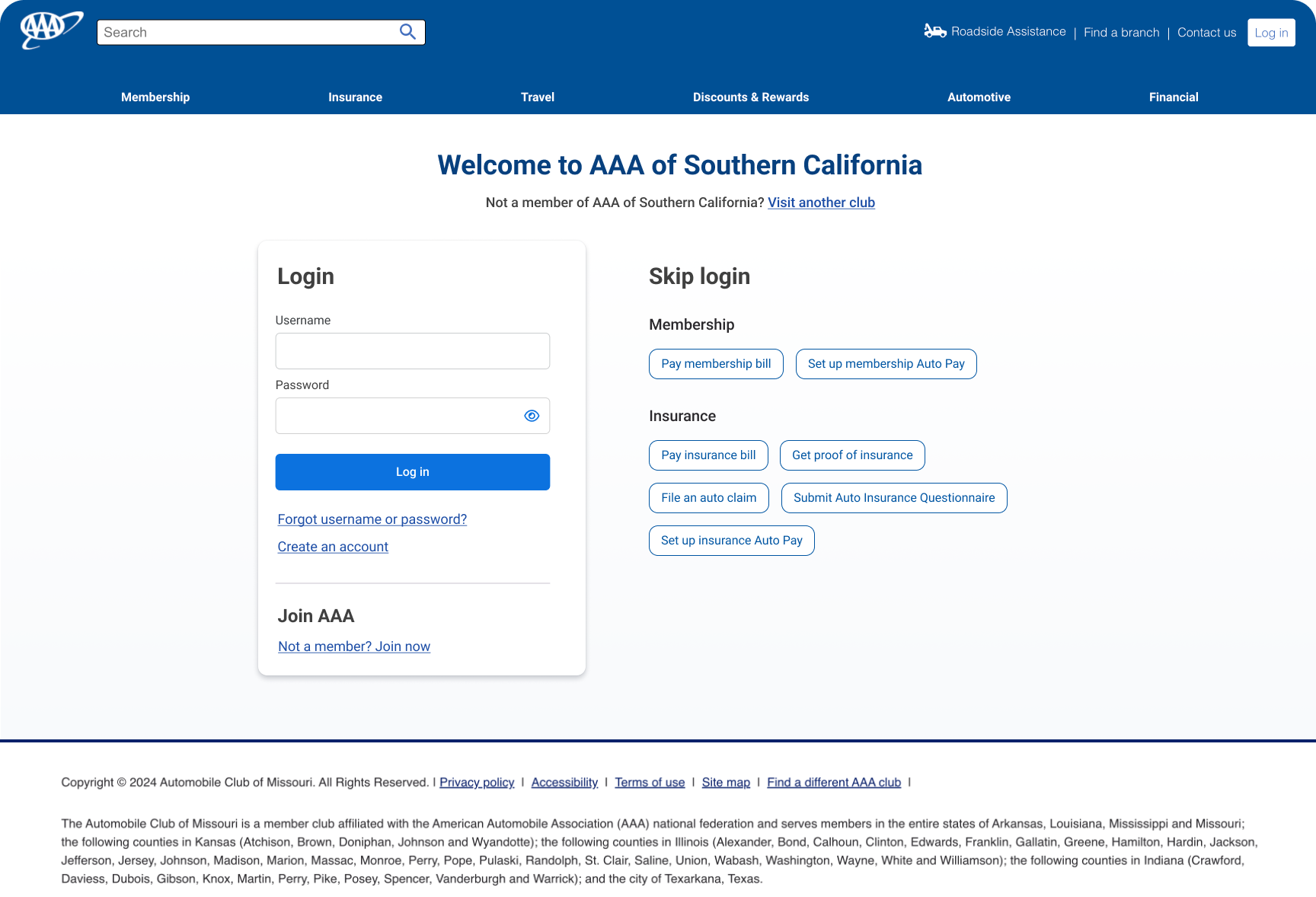 login-experience